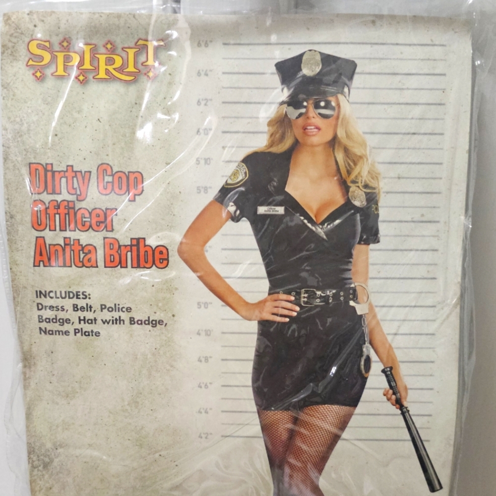 🔥Halloween costume🔥 Dirty cop officer dress